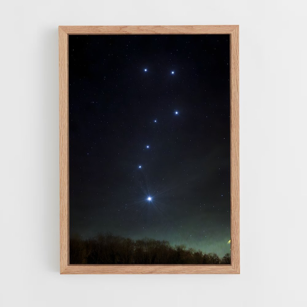 Poster Étoiles des Pléiades – affiche Constellations (vue 4)